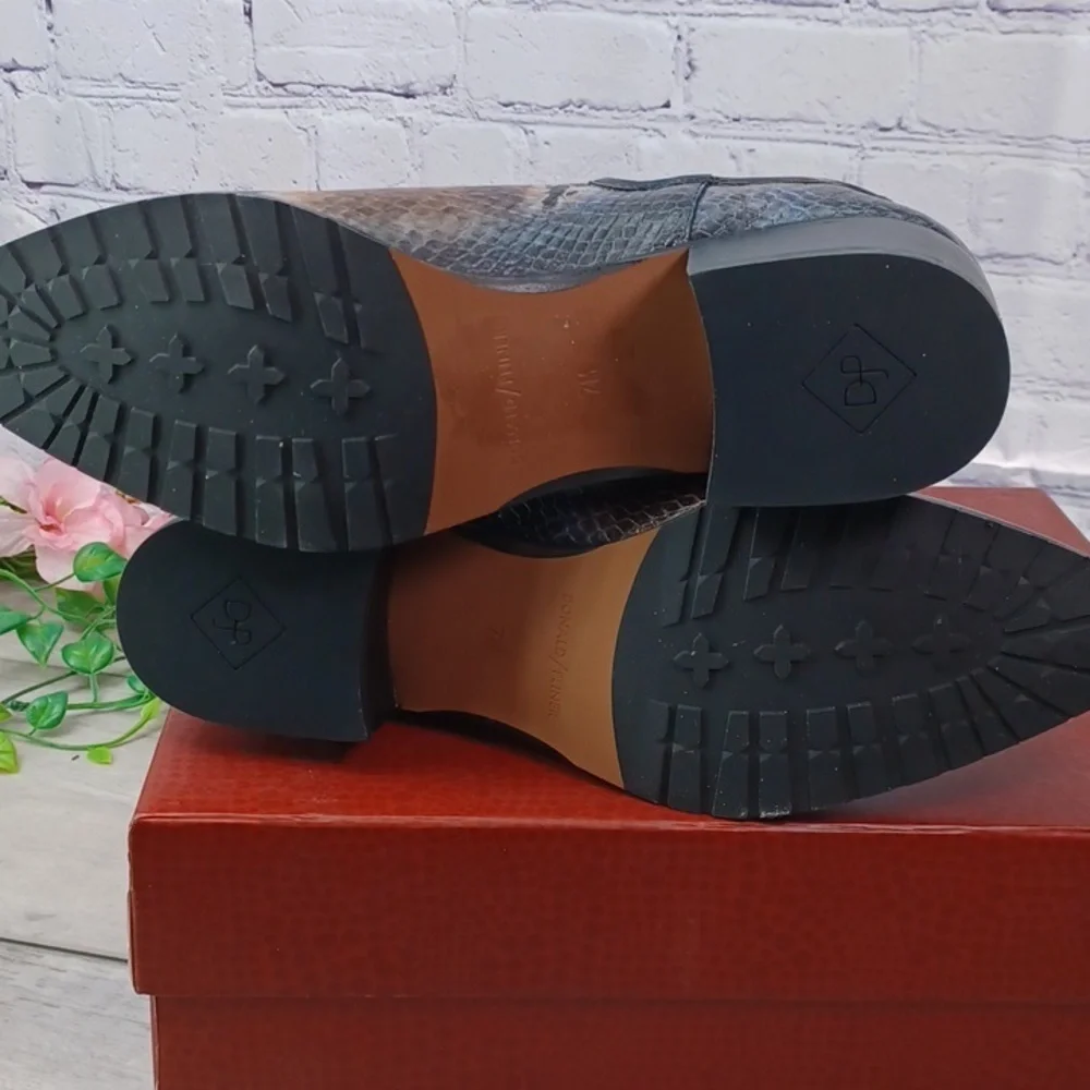 Donald J. Pliner Dyla Painted Snake Bootie NIB